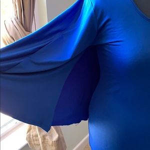 Dresses - Royal Blue Cape Bodycon Dress Size 1X Dresses - Royal Blue Cape Bodycon Dress Size 1X